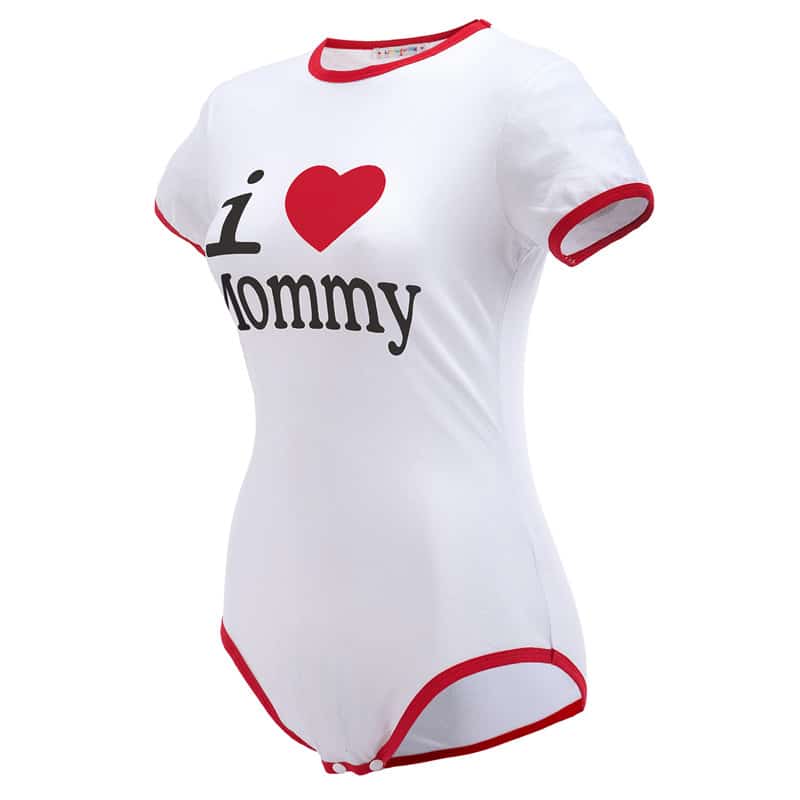 I❤Mommy Red Onesie Bodysuit