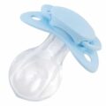 SmallShield Adult Sized Pacifier 3 Pack-Ivory,Blue,Pink