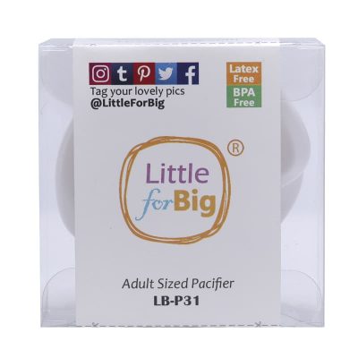 Generation 1 Adult Sized White Pacifier