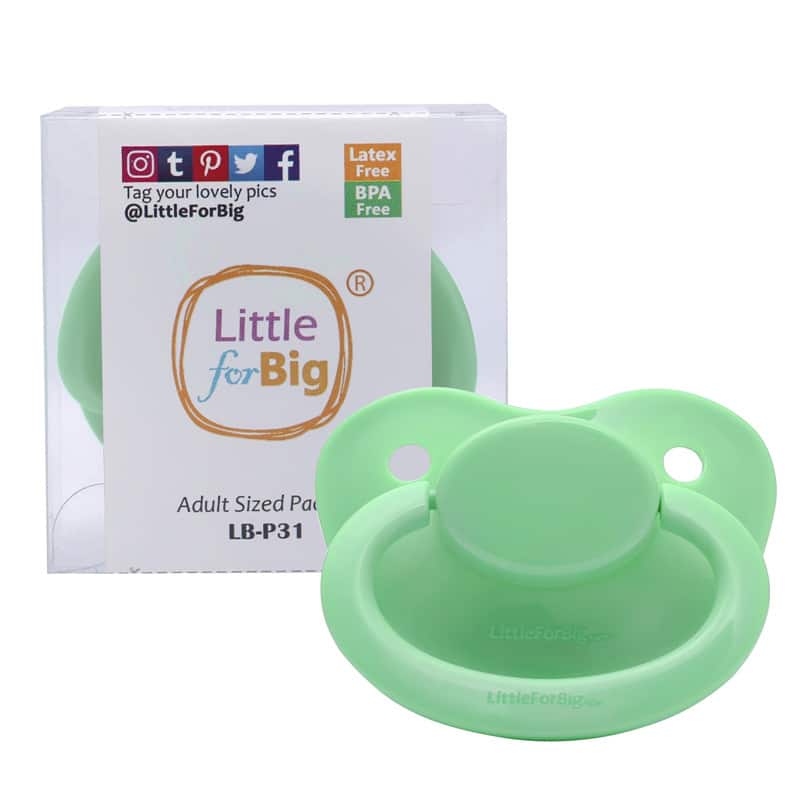 LB-P31-MintGreen-zh-20210805 Generation 1 Adult Sized MintGreen Pacifier