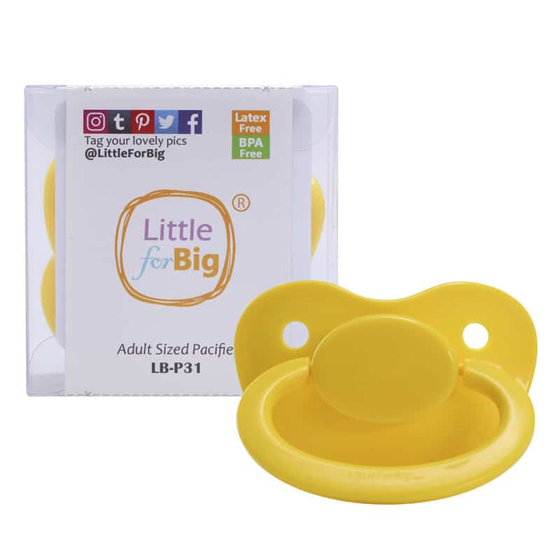 Generation 1 Adult Sized Yellow Pacifier