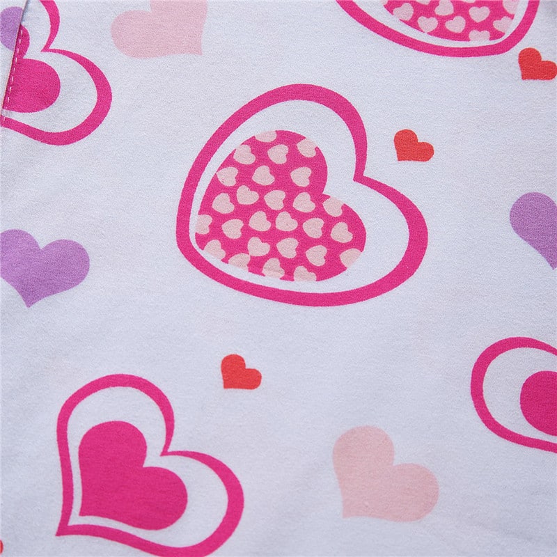 Princess Hearts Front Snap Onesie Bodysuit