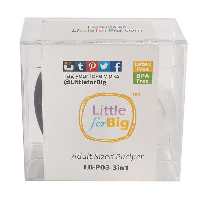 GEN-II Adult Sized Black Pacifier