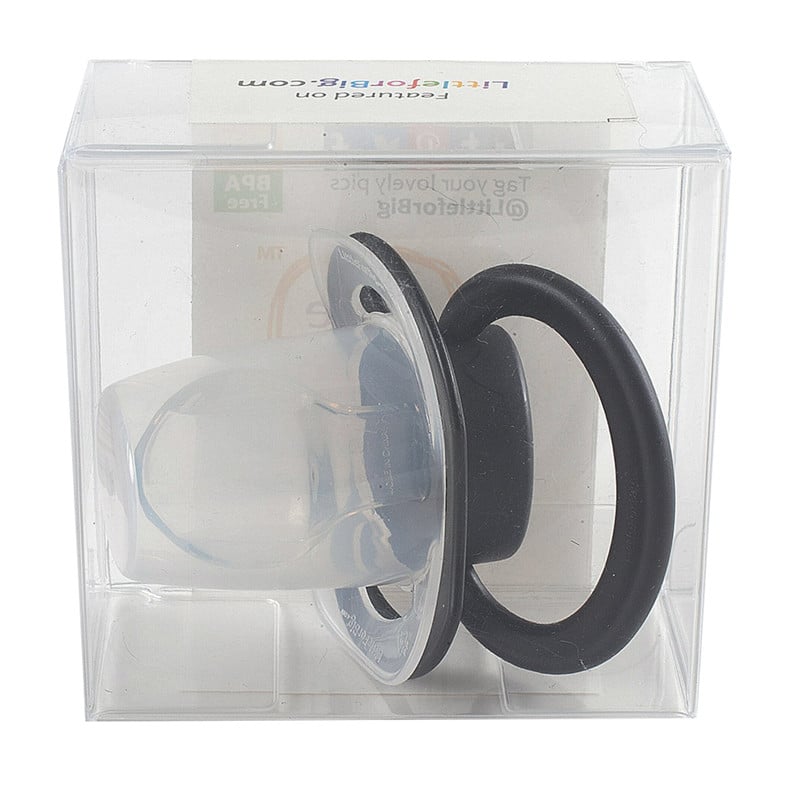 LB-P88-Black16 GEN-II Adult Sized Black Pacifier