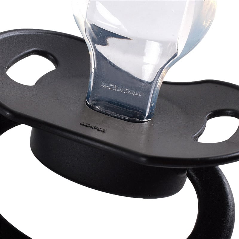 LB-P88-Black52 GEN-II Adult Sized Black Pacifier