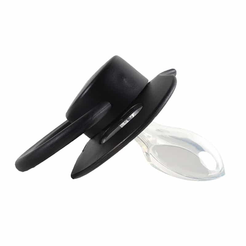 LB-P88-Black57 GEN-II Adult Sized Black Pacifier