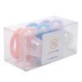 GEN-II Adult Sized Pacifier 3 Pack- Pink Blue Lavender