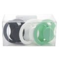 GEN-II Adult Sized Pacifier 3 Pack- Green Black White