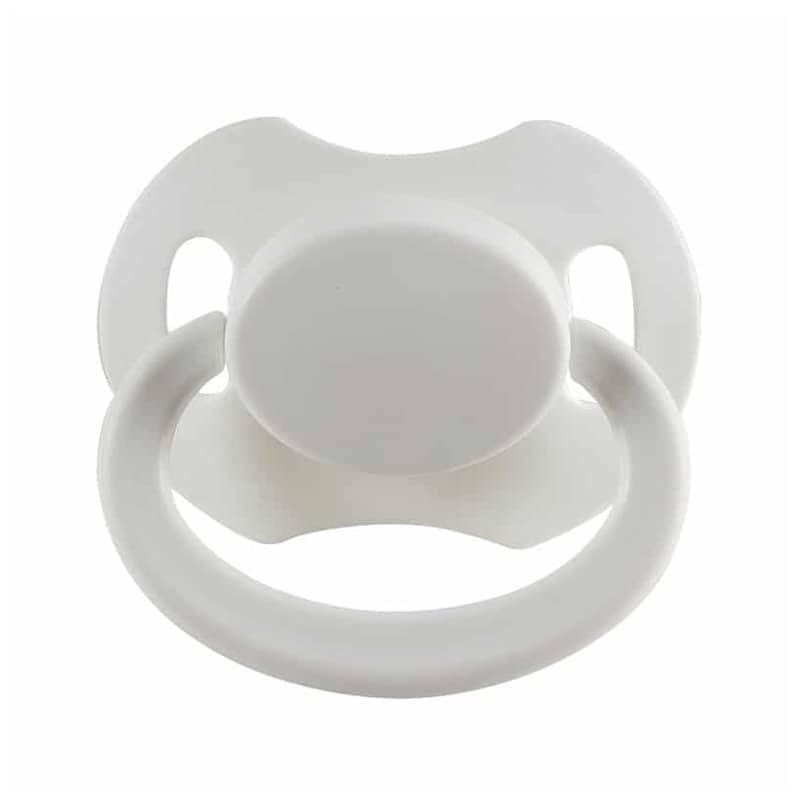 LB-P88-White-201903 GEN-II Adult Sized White Pacifier