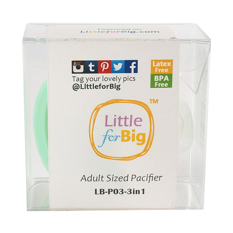 GEN-II Adult Sized Green Pacifier