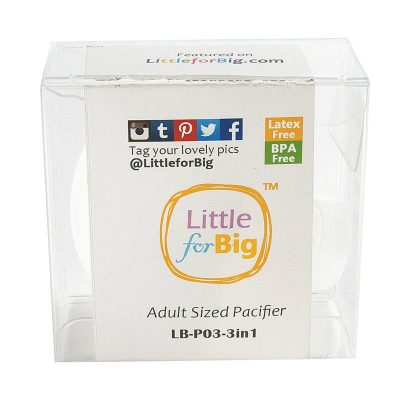 GEN-II Adult Sized White Pacifier