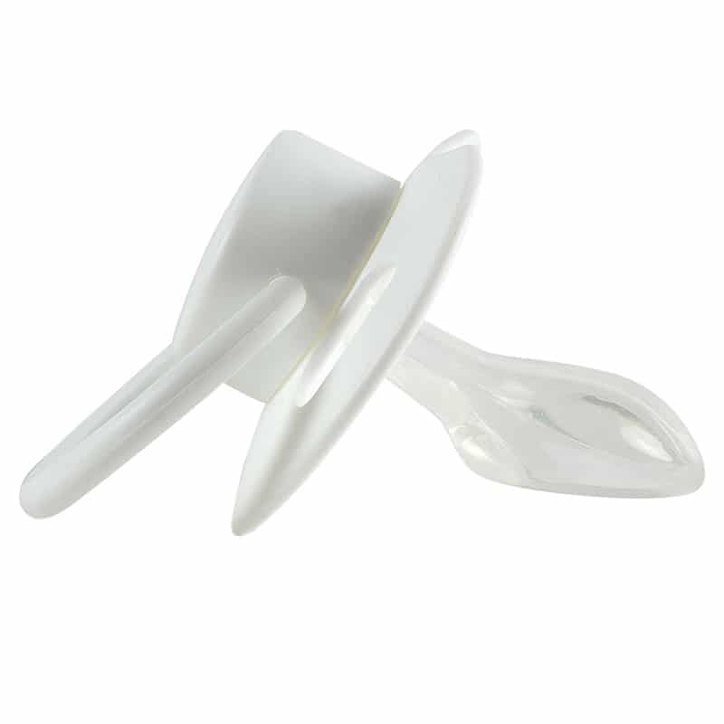 LB-P88W68 GEN-II Adult Sized White Pacifier