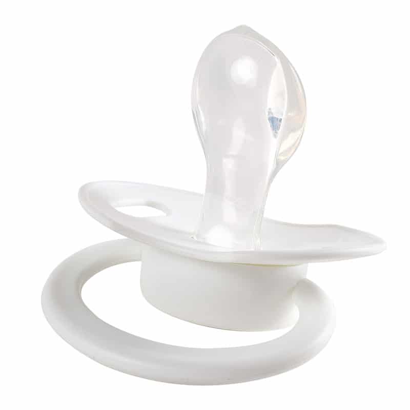 LB-P88W71 GEN-II Adult Sized White Pacifier