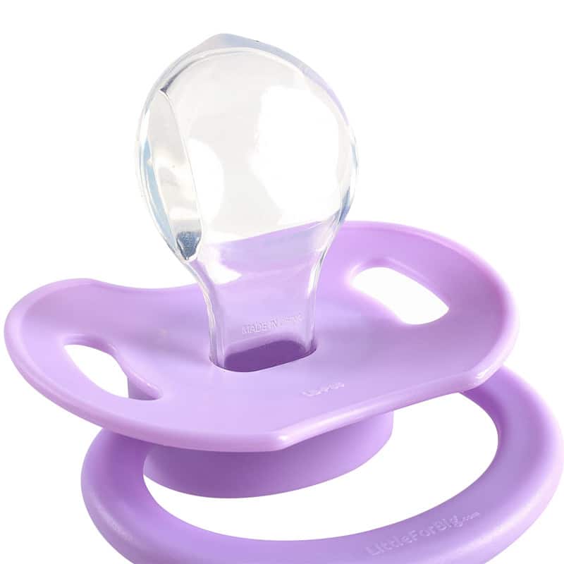 LB-P88Z73 GEN-II Adult Sized Pacifier 3 Pack- Pink Blue Lavender