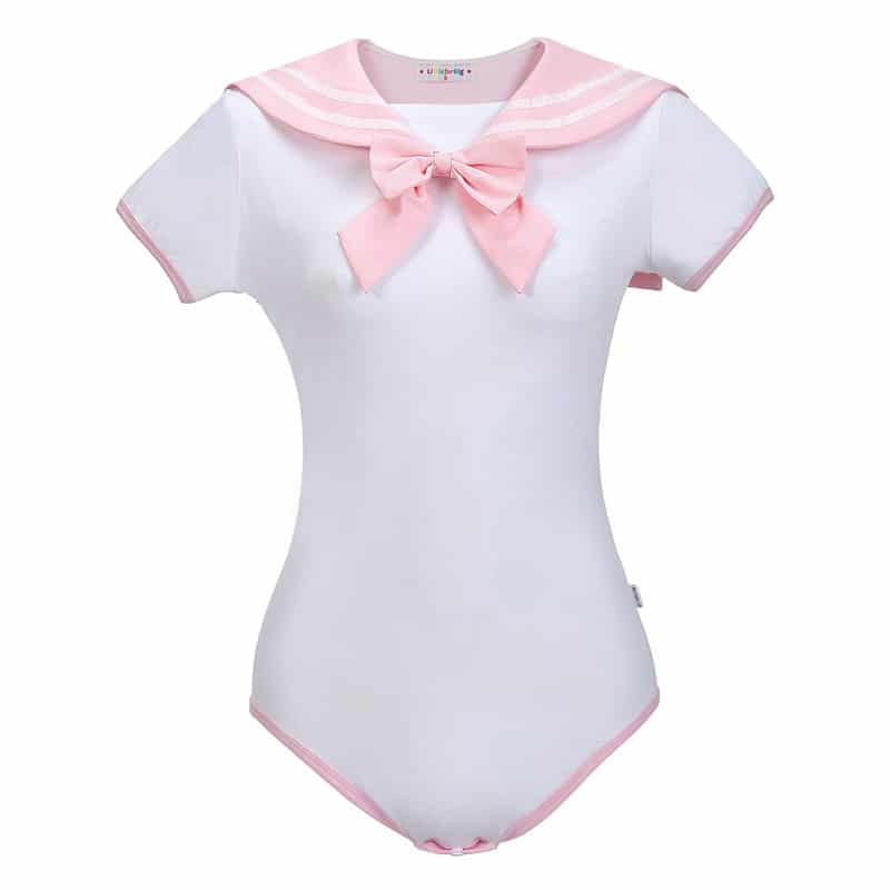 Cosplay Magical Girls Pink Onesie Skirt Set