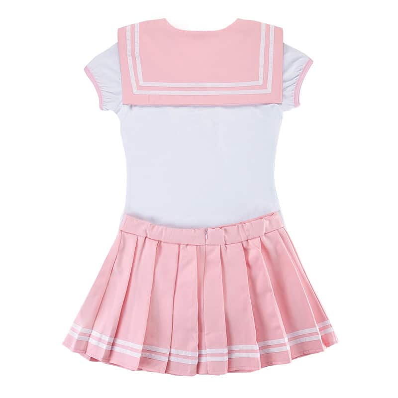 Cosplay Magical Girls Pink Onesie Skirt Set