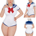 Cosplay Magical Onesie SailorBlue Skirt Set