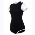 Color Block Black Onesie Bodysuit