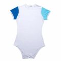 Color Block White Onesie Bodysuit