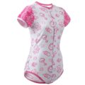 Nursery Front Snap Pink Onesie Bodysuit