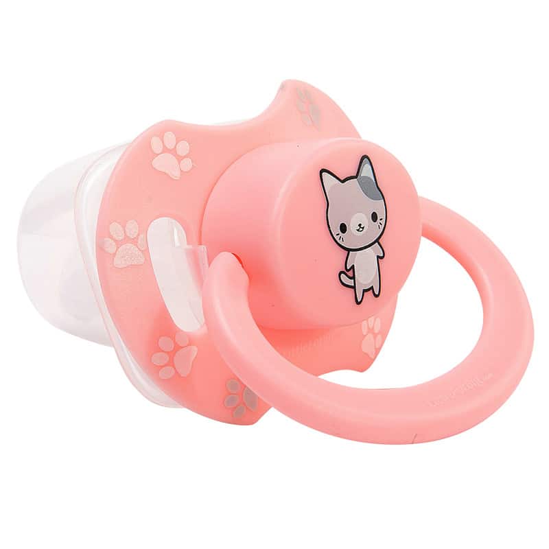 Kitty Pink & Puppy Blue Printed Pacifier Set