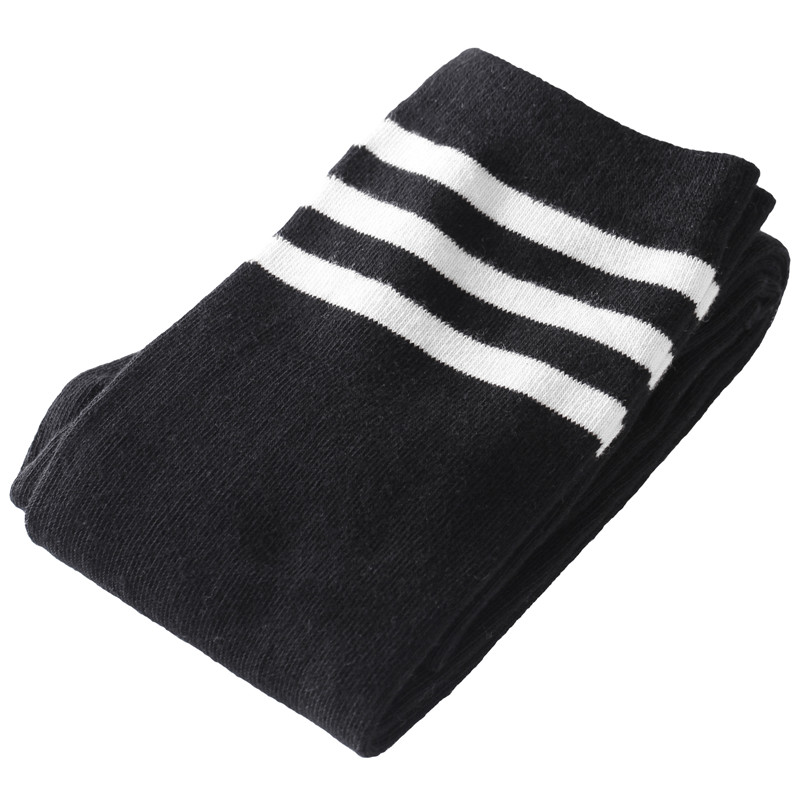 School Girl Knee High Socks- Grey & Black