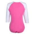 Baseball Reglan Sleeves Pink Onesie Bodysuit