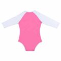 Baseball Reglan Sleeves Pink Onesie Bodysuit