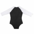 Baseball Reglan Sleeves Black Onesie Bodysuit