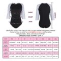 Baseball Reglan Sleeves Black Onesie Bodysuit