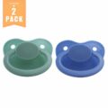 Night glow Adult Pacifier Blue and Green Set