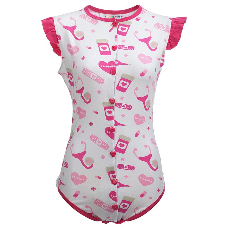 Lovesick Front Snap Onesie Bodysuit