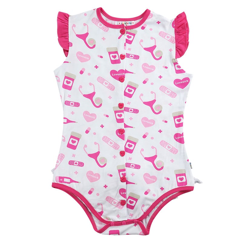 Lovesick Front Snap Onesie Bodysuit