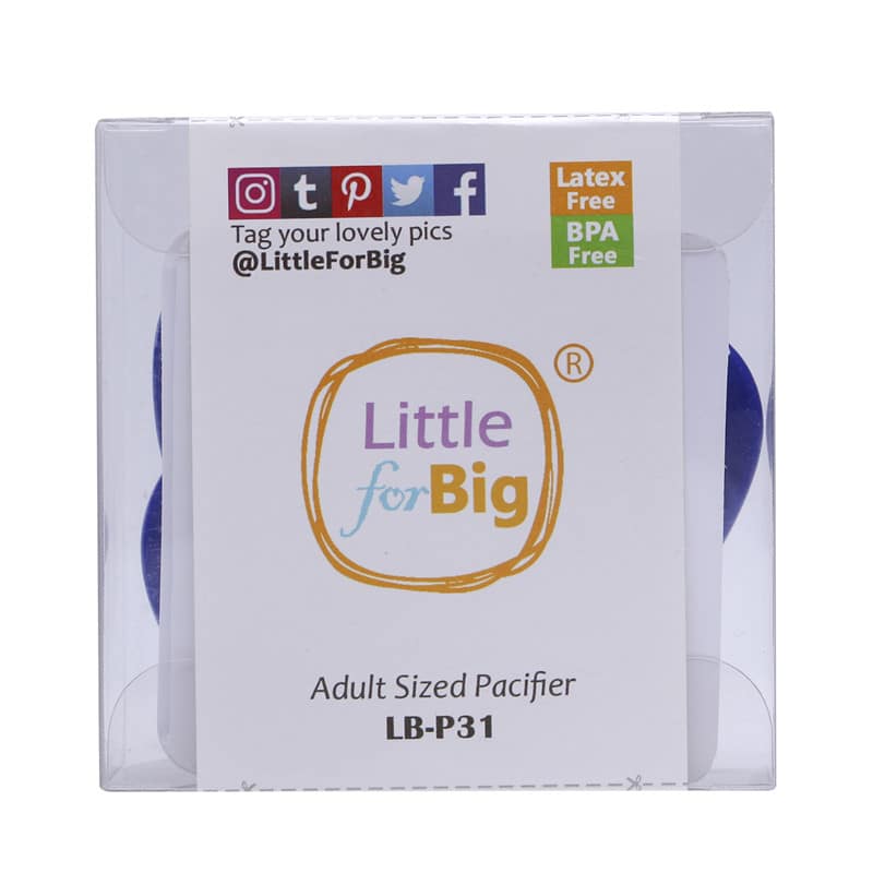 Generation 1 Adult Sized DarkBlue Pacifier