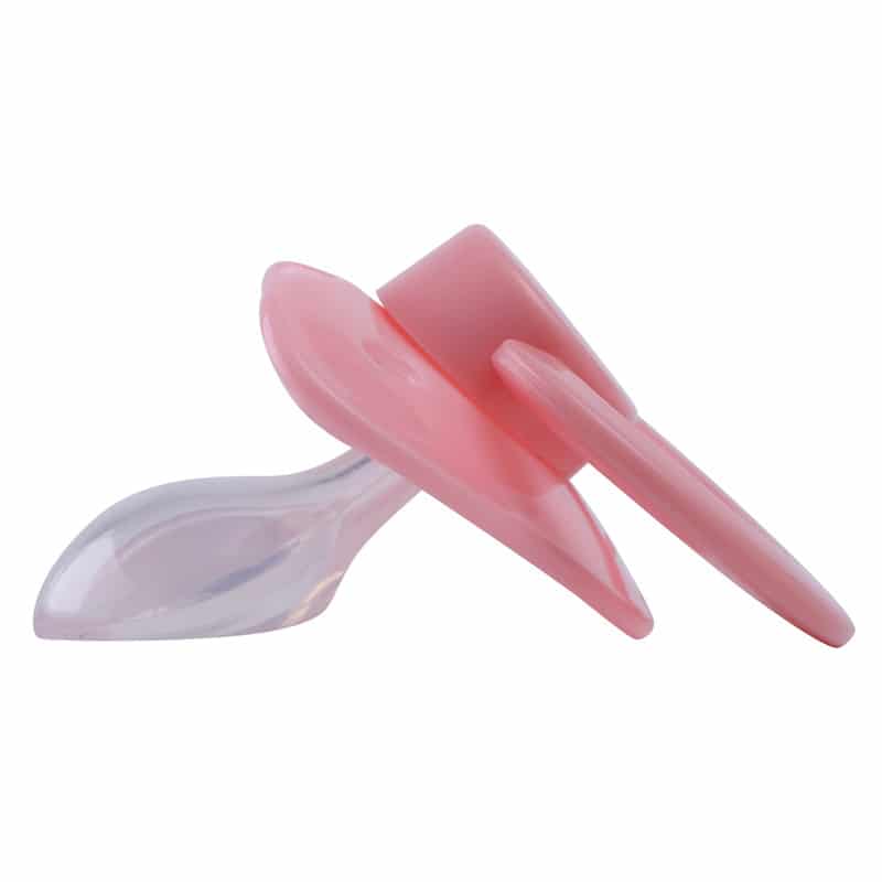 Night glow Adult Pacifier Pink and Purple Set