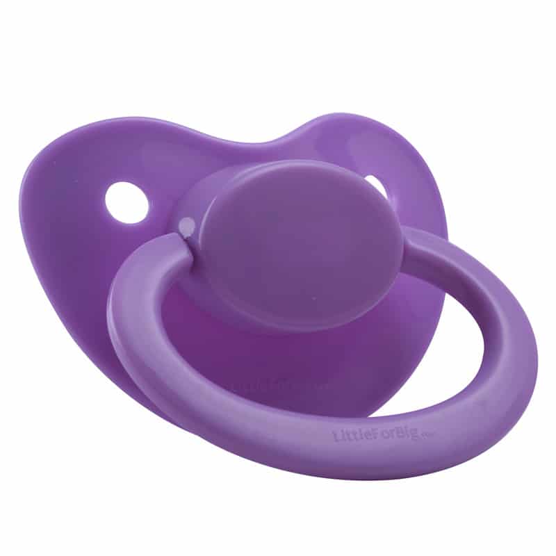 Night glow Adult Pacifier Pink and Purple Set