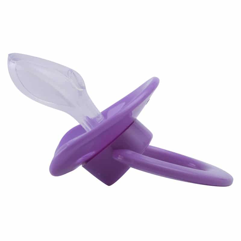 Night glow Adult Pacifier Pink and Purple Set