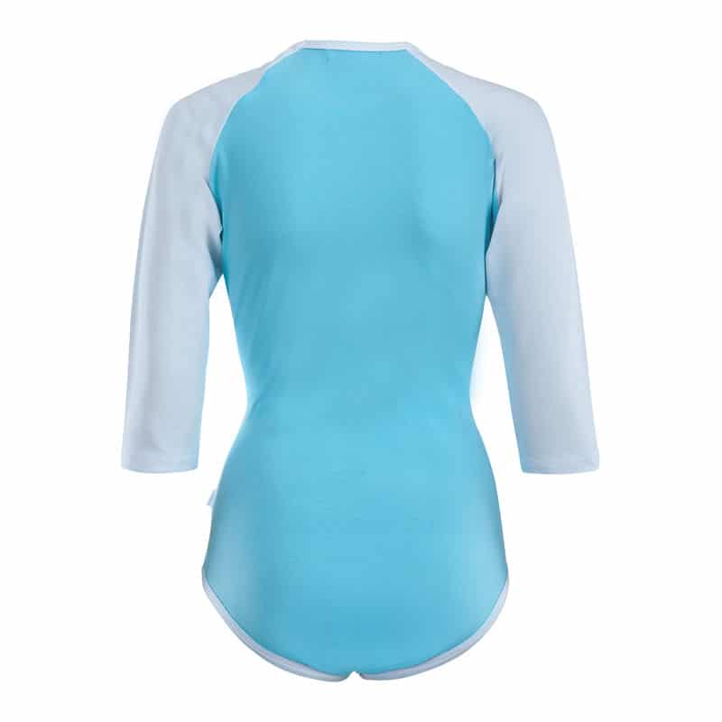 Baseball Reglan Sleeves Blue Onesie Bodysuit