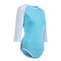 Baseball Reglan Sleeves Blue Onesie Bodysuit