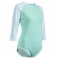 Baseball Reglan Sleeves Green Onesie Bodysuit