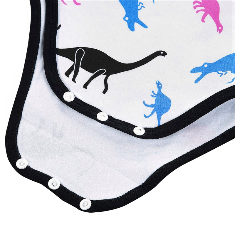 Dinosaurs Baseball Reglan Sleeves Onesie Bodysuit