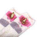 Littleforbig Cute Animal Coral Fleece Thigh High Long Socks 2 Pairs