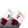 Littleforbig Cute Animal Coral Fleece Thigh High Long Socks 2 Pairs