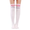 Littleforbig Cute Animal Coral Fleece Thigh High Long Socks 2 Pairs