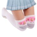 Littleforbig Cute Animal Coral Fleece Thigh High Long Socks 2 Pairs