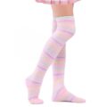 Coral Fleece Thigh High Socks 2 Pack- Ice Cream Set