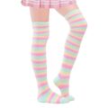 Coral Fleece Thigh High Socks 2 Pack- Ice Cream Set