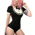 Wonderland Series Onesie Bodysuit Black