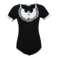 Wonderland Series Onesie Bodysuit Black