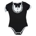 Wonderland Series Onesie Bodysuit Black